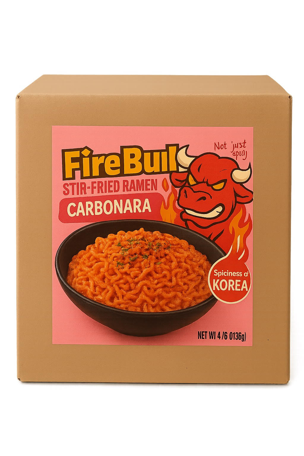 Fire Bull Ramen Carbonara (10 Stück )